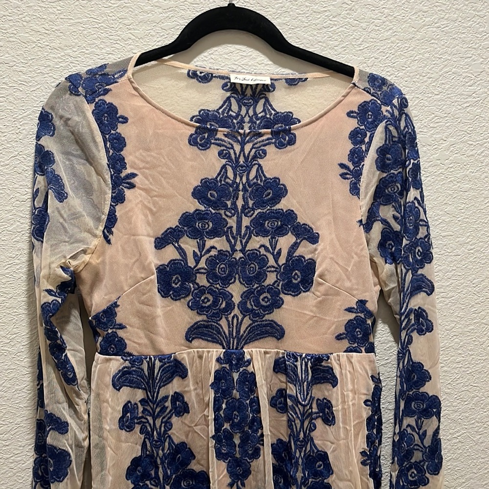 For Love and Lemons Temecula Embroidered Dress Size Medium